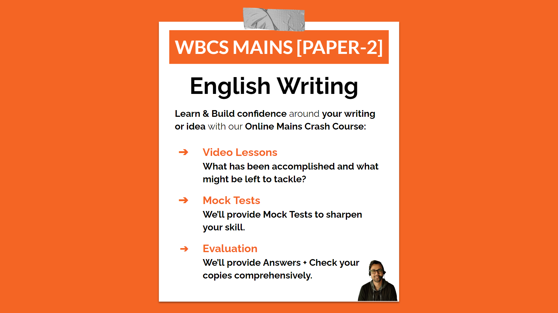 Coming Soon….English Writing Online Crash Course for WBCS Mains Paper-2