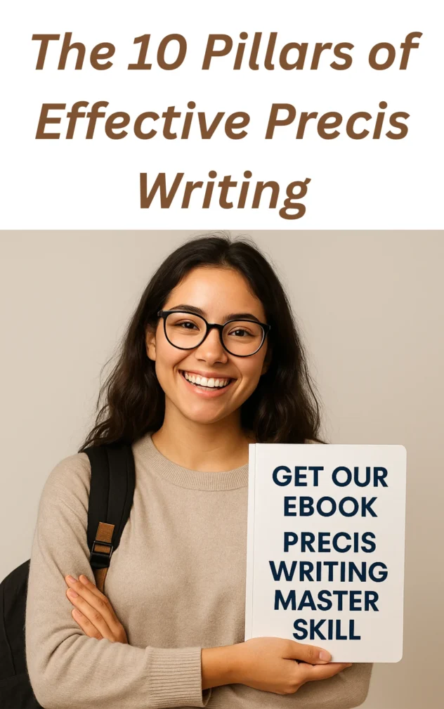 precis writing samples with answers