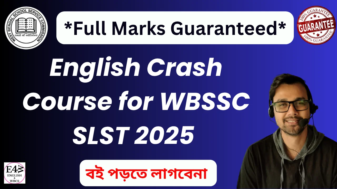 English for WBSSC SLST 2025